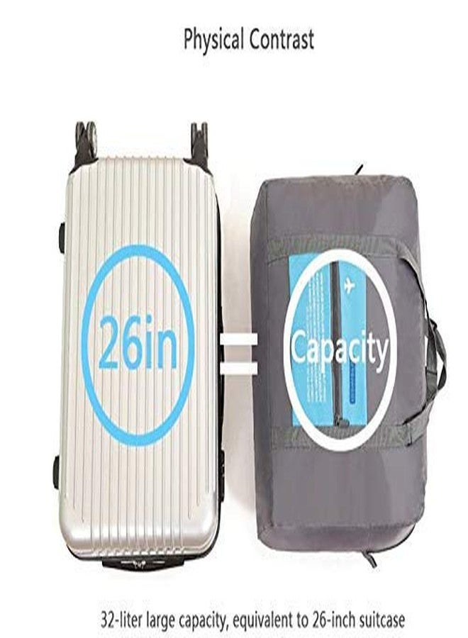 Dhruheer Waterproof Fabric Foldable Large Capacity Storage Luggage Bag - Image 2